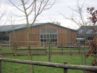 Steel framed equestrian building. Steel framed equestrian building.