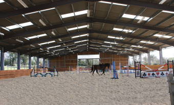 Equestrian indoor school.